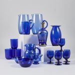 509869 Blue glass